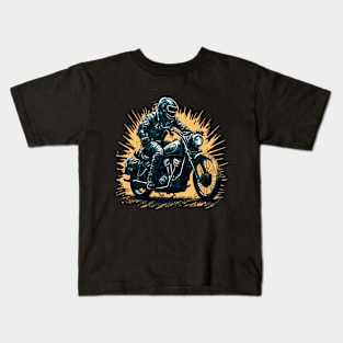 Red Rider in the night Kids T-Shirt